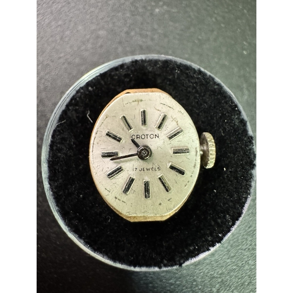 VINTAGE‎ LADIES CROTON WRIST WATCH MOVEMENT 17 Jewels